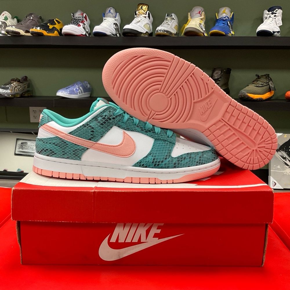 NIKE DUNK LOW ME SNAKE SKIN-TEXTURE SZ 8.5M/10W NEW